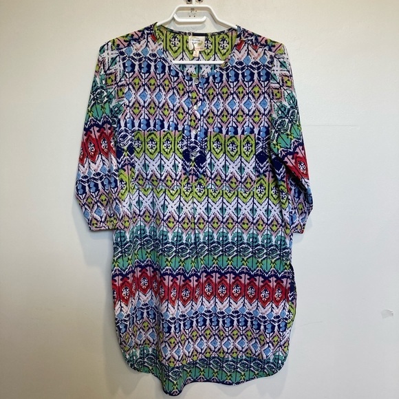 Fig & Flower Tops - FIG & Flower tunic colourful top